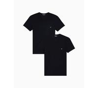 EMPORIO ARMANI T-Shirts Herren V-Ausschnitt Baumwolle schwarz, 4 (S)