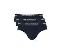 Emporio Armani Slip Core Logoband – 3er-Pack mit elastischem Logo-Bund, Dunkelblau XXL
