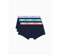 Emporio Armani Man's Core Logoband 3-Pack Trunk, Blau, XL, Armani Blue/Armani Blue/Armani Blue, XL