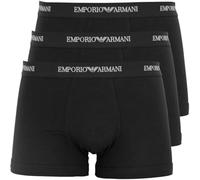 Emporio Armani Armani Stretch Jersey Boxer Briefs 3P Schwarz Baumwolle XX-Large Herren
