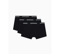 Emporio Armani Boxershorts Stretch Jersey – 3er-Pack – Baumwolle – Schwarz – XXL – Herren