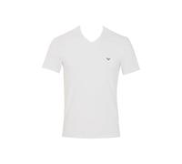 Emporio Armani Man's Essential Cotton V Neck T-Shirt, Weiß, XXL, tailliert, weiß, XXL