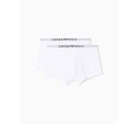 EMPORIO ARMANI Trunks Herren Baumwoll-Stretch weiß, 5 (M)