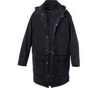 EMPORIO ARMANI Mantel Herren Stehkragen Mikrofaser blau, 48 (S)