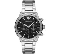 Emporio Armani Mario Silber Herren Armbanduhr AR11241 Einheitsgröße