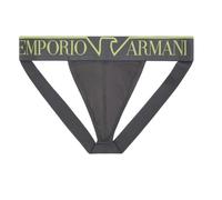 "Emporio Armani Megalogo Stretch Cotton Jockstrap, Grau" XL