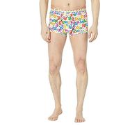 Emporio Armani Men's 2-Pack Logo Trunks, Ea Rainbow Col/White, XL