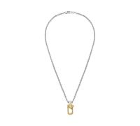 EMPORIO ARMANI Men's 2 tone Stainless Steel with lobster clasp closure Pendant necklace
