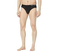 Emporio Armani Men's 3-Pack Soft Touch Eco Fiber Briefs, Black/Black/Black, S