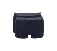 Emporio Armani Men's Allover Logo Elastic 2-Pack Trunk, Blue, S, blau, S