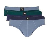 Emporio Armani Men's Essential Logolabel 3-Pack Brief, Green, XXL, grün, XXL