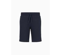 Emporio Armani Herren Iconic Terry Loungewear Bermuda Shorts Sweatpants, Marine, M EU