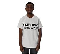 Emporio Armani Men's Logo Band Crew Neck T-Shirt, White, L