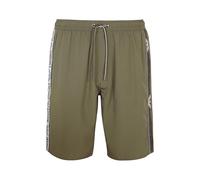 Emporio Armani Herren Logotape Swim Bermuda Boxer Beachwear, Military Green, 46