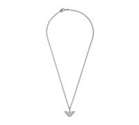 Emporio Armani mens Necklace, Edelstahl, Silver, Length: 525mm, Width: 24mm