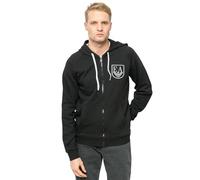 Emporio Armani Men's Shield Logo Terry Sweater Sweatshirt, Black, S