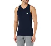 Emporio Armani Men's Shiny Logoband Tank, Marine, XL