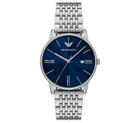 Emporio Armani Minimalist Herren Silber Uhr AR11674 Einheitsgröße