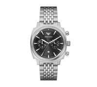 Emporio Armani Montre Homme, Mouvement Quartz Chronographe et Boîtier 40mm Avec Bracelet Acier Inoxydable ou Cuir