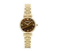 Emporio Armani Montre Pour Femmes, 28mm mouvement à Quartz Deux aiguilles Avec Bracelet en Acier inoxydable ou en Cuir
