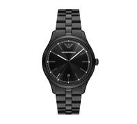Emporio Armani Montre Pour Homme, Chronographe 3 Sous Cadrans à Quartz et boîtier de 41mm Avec Bracelet en Acier inoxydable ou en Cuir