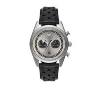 Emporio Armani Herren Analog Quarz Uhr mit Leder Armband AR11677