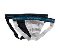 Emporio Armani Pack 2 Jockstrap Jockstrap Herren Slips Unterwäsche Artikel 111932 1P717, 17135 Marine/Bianco - Marine/White, M