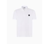 EMPORIO ARMANI Herren Polo Beachwear Polohemd, weiß, XL