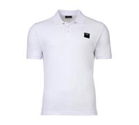 EMPORIO ARMANI Herren Polo Beachwear Shirt Weiß S, weiß, S