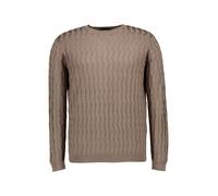 EMPORIO ARMANI Pullover Herren Regular Fit Rundhals Baumwolle braun, XL