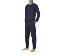 EMPORIO ARMANI Pyjama Herren Jersey-Baumwolle blau, S