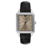 Emporio Armani Rectangular Silver Dial Watch AR11756