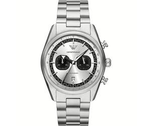 Emporio Armani Racer Silber Herren Armbanduhr AR11636 Einheitsgröße