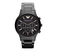 Emporio Armani Schwarz Edelstahl Chronograph Herrenuhr AR2453