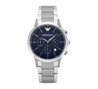 Emporio Armani Renato Herrenuhr Chronograph silber blau AR2486