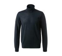 EMPORIO ARMANI Rollkragenpullover Herren Slim Fit Schurwolle blau, 48 (S)