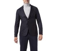 EMPORIO ARMANI Sakko Herren Extra Slim Fit Reverskragen Jersey blau, 54