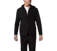 EMPORIO ARMANI Sakko Herren Slim Fit Reverskragen Mikrofaser schwarz, 50