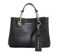 Emporio Armani Tote Bag mit Label-Applikation Modell 'ST.CERVO' in Black, Größe One Size