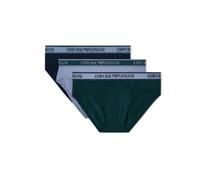 Emporio Armani Slip Uomo 3-Pack Blue/Stone/Pine : L