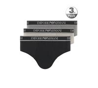Emporio Armani Em000258_af20669 Slips 3 Einheiten L Black / Steel / Grey
