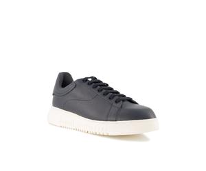 EMPORIO ARMANI Sneaker Herren Glattleder blau, 42 (8)