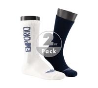 EMPORIO ARMANI Socken Herren Baumwolle blau, One Size