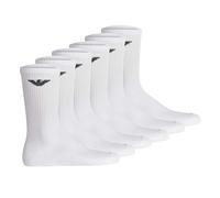 EMPORIO ARMANI Herren Socken, 6er Pack - SPORTY SPONGE, Short Socks, One Size Weiß 39-46