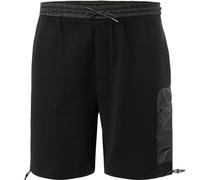 EMPORIO ARMANI Sweatshorts Herren Regular Fit Baumwolle schwarz, M