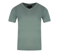 Emporio Armani - T-Shirt für Herren/Damen Unisex, V-Ausschnitt (Dunkelgrau) 2XS
