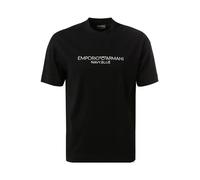 EMPORIO ARMANI T-Shirt Herren Kurzarm Rundhals Baumwolle schwarz, S