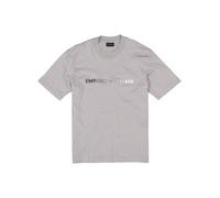 EMPORIO ARMANI T-Shirt Herren Regular Fit Kurzarm Rundhals Baumwolle grau, L