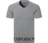 EMPORIO ARMANI T-Shirt Herren Rundhals Baumwolle grau, S
