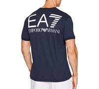 Emporio Armani T-Shirt Herren Rundhals Kurzarm elastisch Artikel 111035 5P717 Neck T-Shirt S/Sleeve, dunkelblau, Medium